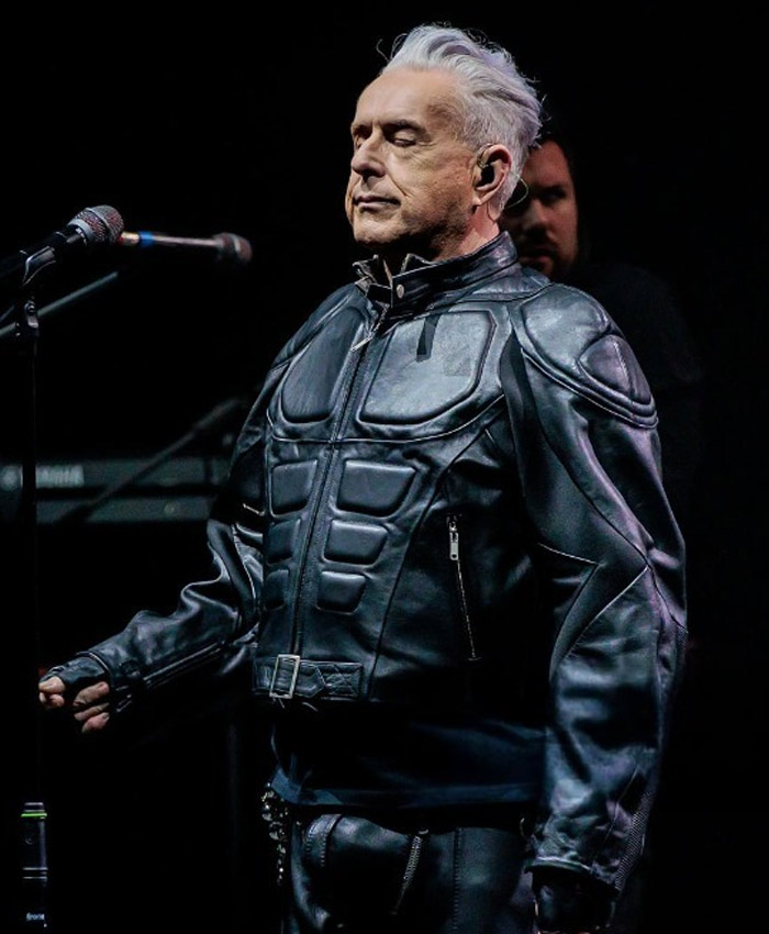 Singer Holly Johnson Black Leather Motorcycle Jacket
