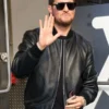 Singer Michael Bublé Leather Bomber Jacket