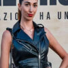 Sofia Giaele De Donà Black Leather Vest