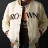90’s Cleveland Browns Satin Bomber Jacket
