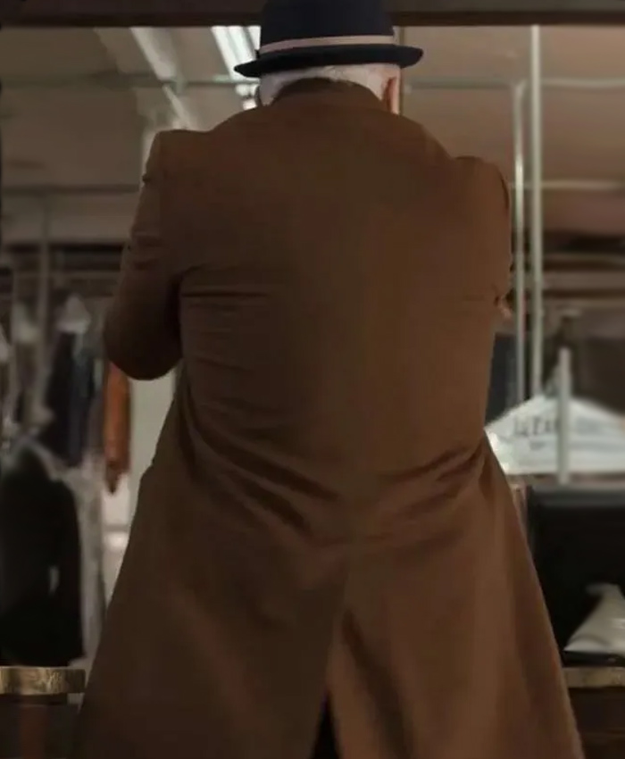 Steve Martin Only Murders in the Building S05 Brown Wool Coat
