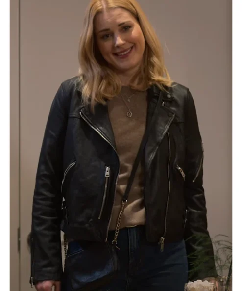 Taylor My Secret Santa Black Leather Jacket