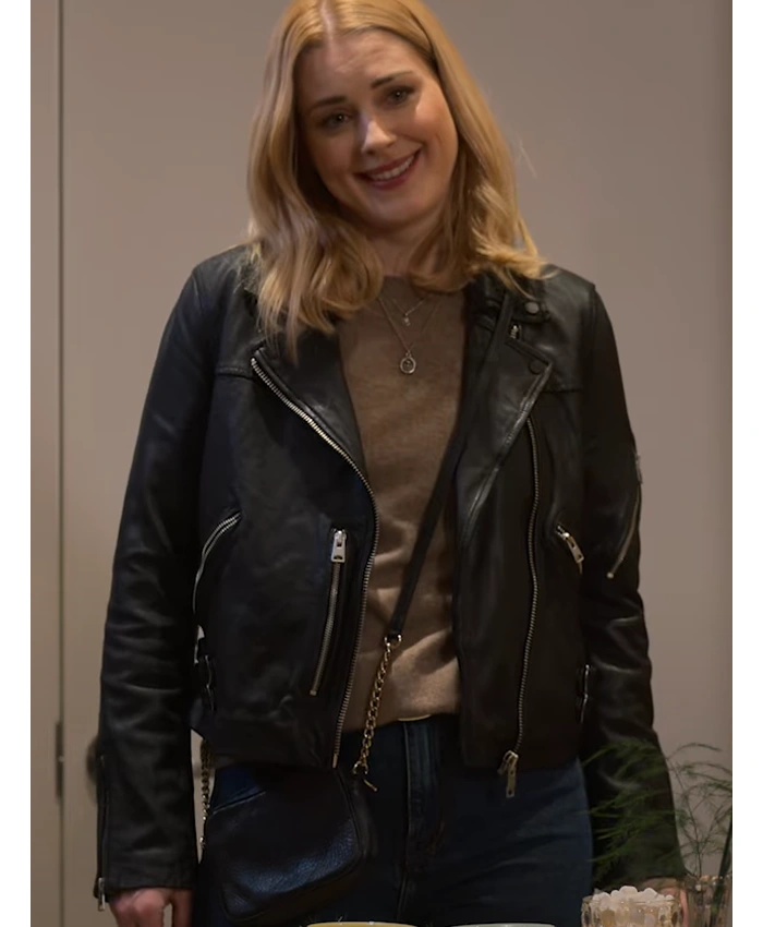 Taylor My Secret Santa Black Leather Jacket