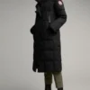 Taylor My Secret Santa Black Puffer Coat For Sale