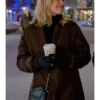 Taylor My Secret Santa Dark Brown Coat