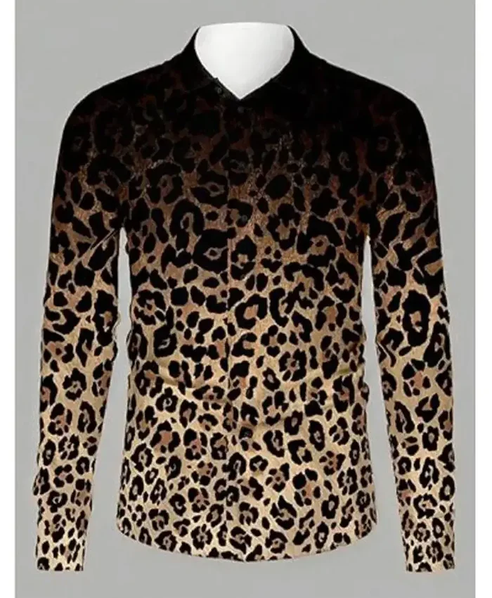 Teo Rambel The Voice S28 Leopard Print Shirt For Sale