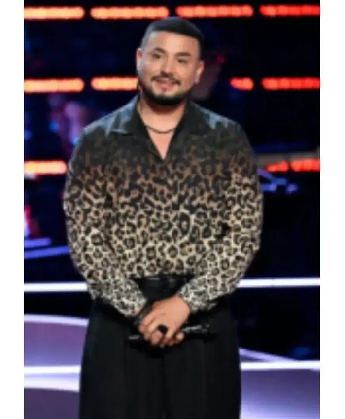 Teo Rambel The Voice S28 Leopard Print Shirt