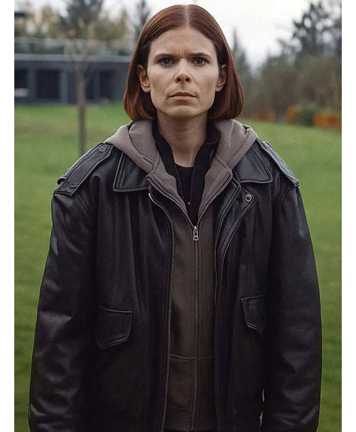 The Astronaut Kate Mara Black Leather Jacket