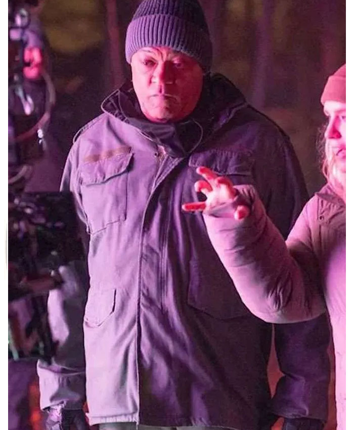 The Astronaut Laurence Fishburne Grey Cotton Jacket