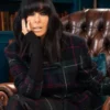 The Celebrity Traitors Claudia Winkleman Plaid Coat