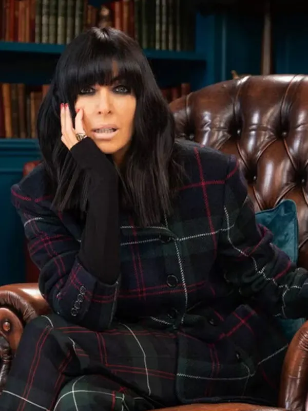 The Celebrity Traitors Claudia Winkleman Plaid Coat