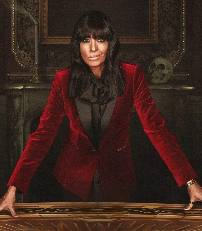 The Celebrity Traitors Claudia Winkleman Red Blazer