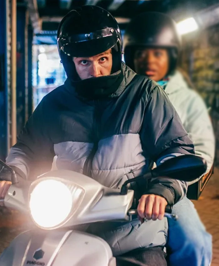 The Guest Tv Series Sion Daniel Young Puffer Hooded Jacket