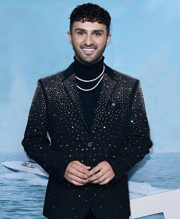 The Iris Affair Shabaz Ali Black Blazer