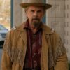 The Lowdown S01 Ethan Hawke Brown Suede Leather Fringe Jacket