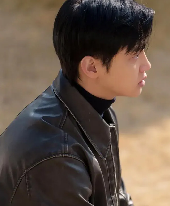 The Mantis Original Sin S01 Jang Dong-yoon Brown Leather Jacket