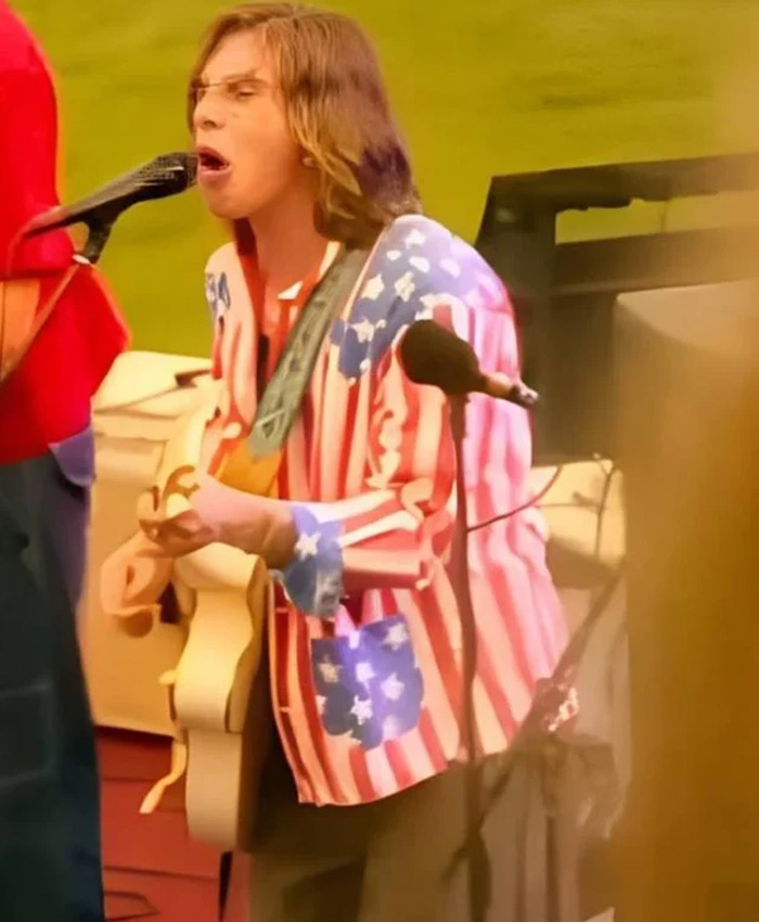 The Runarounds Axel Ellis USA Flag Cotton Jacket