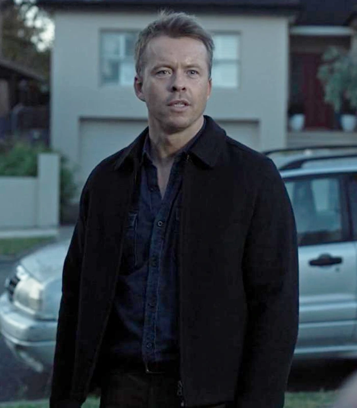 Todd Lasance NCIS Sydney S02 Black Wool Jacket For Sale