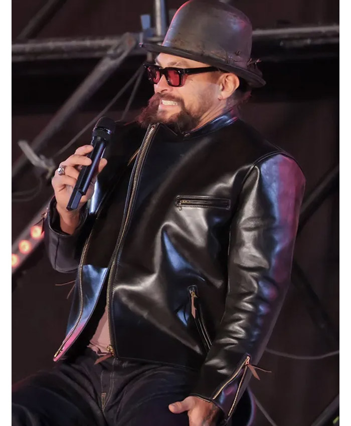 Tokyo Comic Con Jason Momoa Leather Jacket