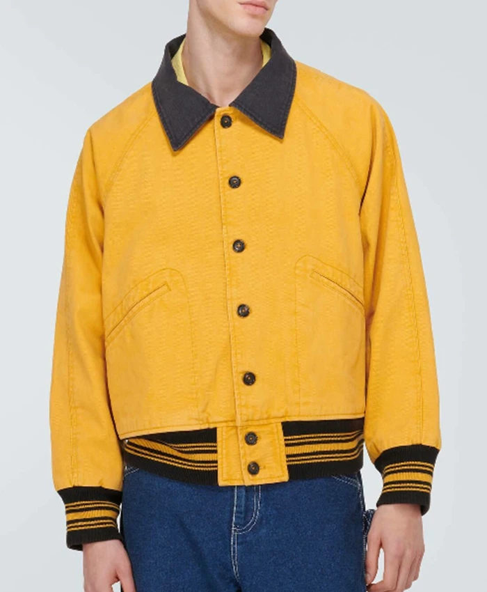 Tommy Brennan Saturday Night Live S51 Contrasting Collar Yellow Jacket For Sale