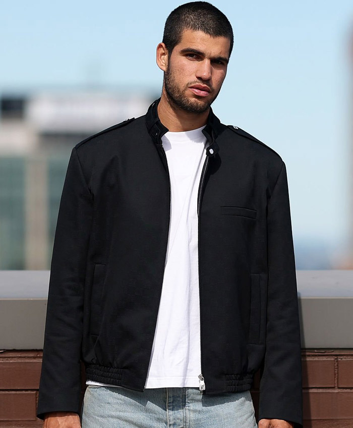 US Open 2025 Carlos Alcaraz Black Jacket