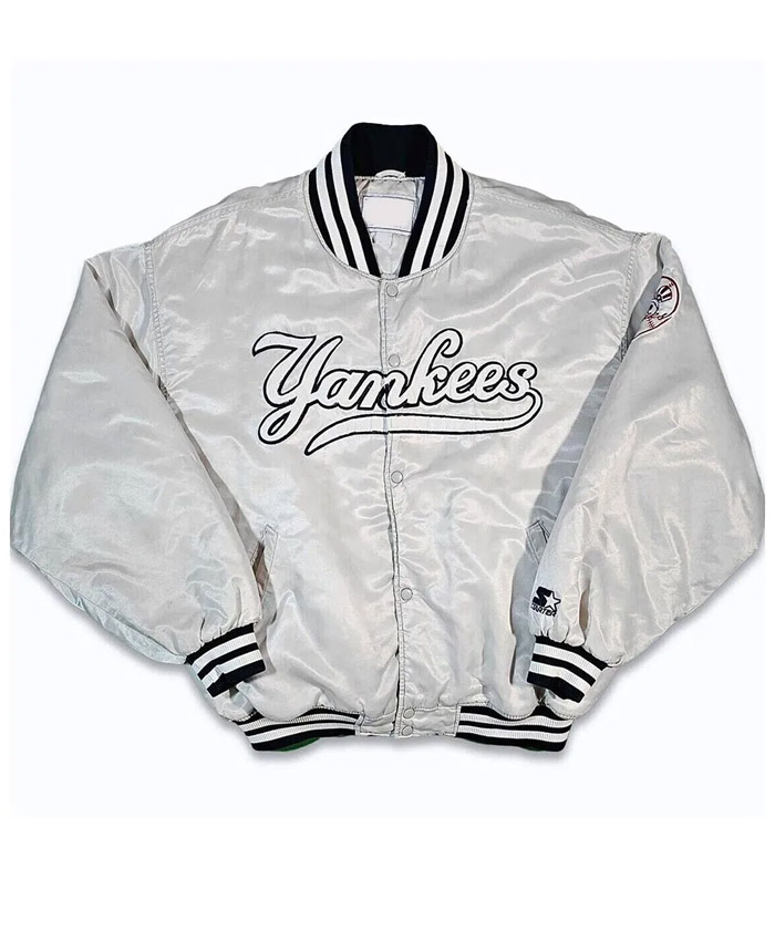 Vintage New York Yankees Silver Jacket