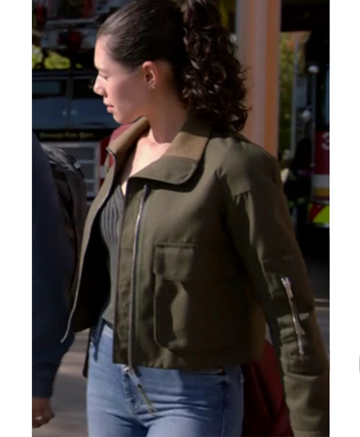 Violet Mikami Chicago Fire S14 Green Jacket