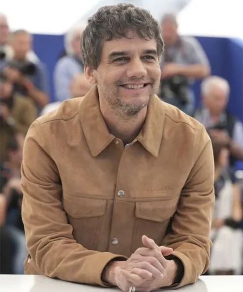 Wagner Moura The Secret Agent Brown Suede Jacket For Sale