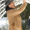 Warren Christie A Royal Montana Christmas Brown Jacket For Sale