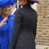 Windsor Castle Melania Trump Black Wool Double Breasted Jacket