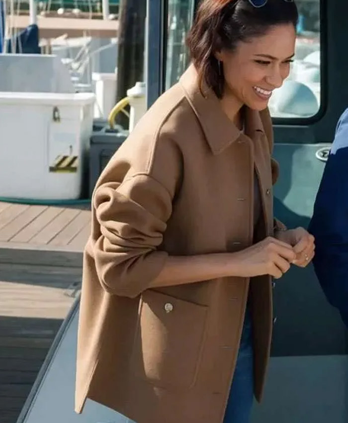 With Love, Meghan S02 Meghan Markle Brown Wool Jacket