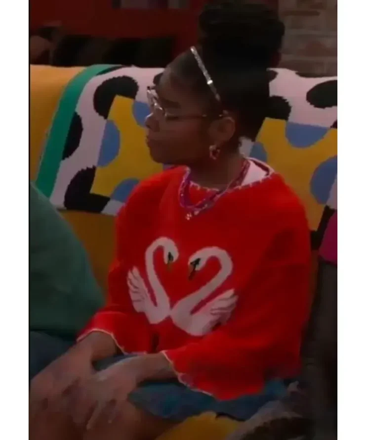 Wizards Beyond Waverly Place 2025 Taylor Cora Swan Heart Sweater