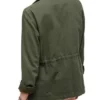 Women 4 Pocket Military Green Cotton Jacket For Sale