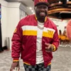 50 Cent Washington Commanders Satin Jacket