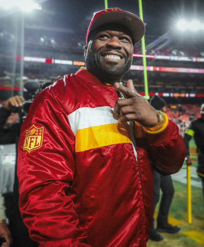 50 Cent Washington Commanders Satin Jacket For Sale