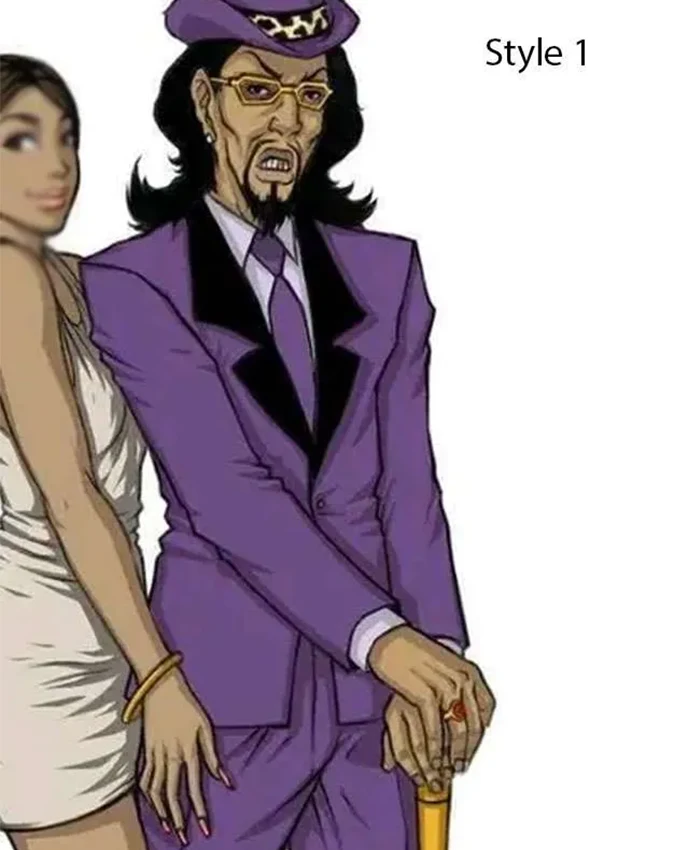 A Pimp Named Slickback Costume Suit