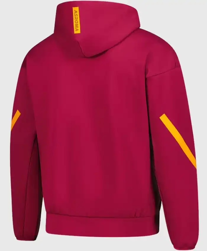 AS Roma Adidas Anthem Red Jacket For Sale