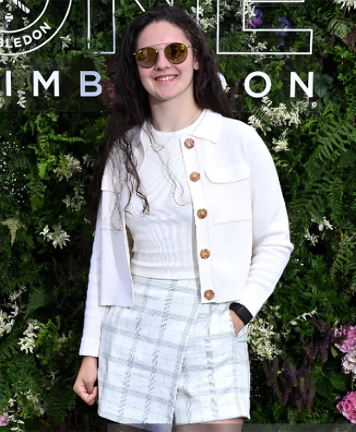 Abbi Pulling Wimbledon 2025 White Jacket