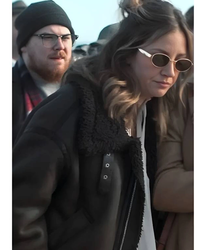 Abby Elliott All Her Fault S01 Aviator Jacket