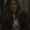 Abby Elliott All Her Fault S01 Brown Jacket