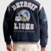 Abercrombie Detroit Lions Wool Varsity Jacket For Sale