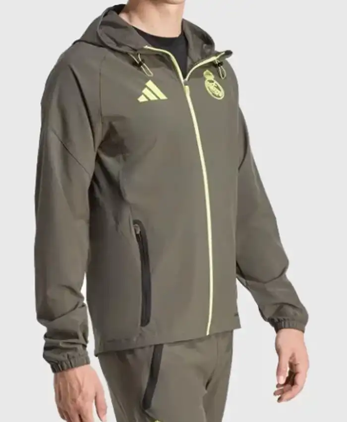 Adidas Real Madrid Vis Tech Travel Jacket For Sale