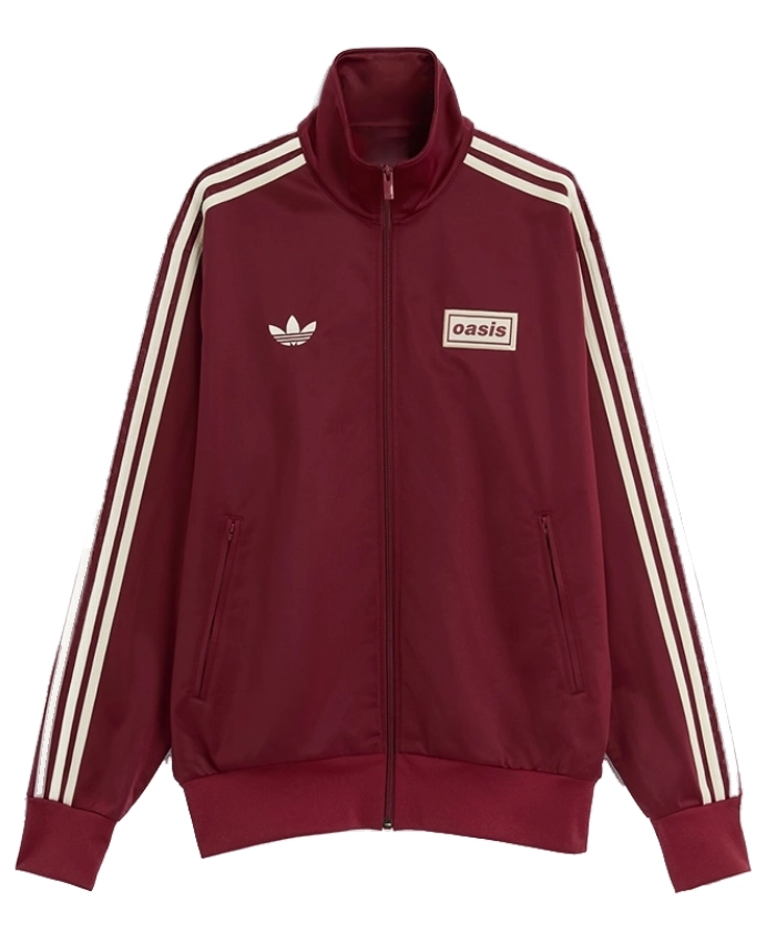 Adidas x Oasis Maroon Track Jacket