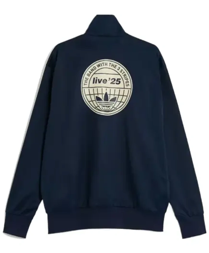 Adidas x Oasis Navy Blue Track Jacket For Sale