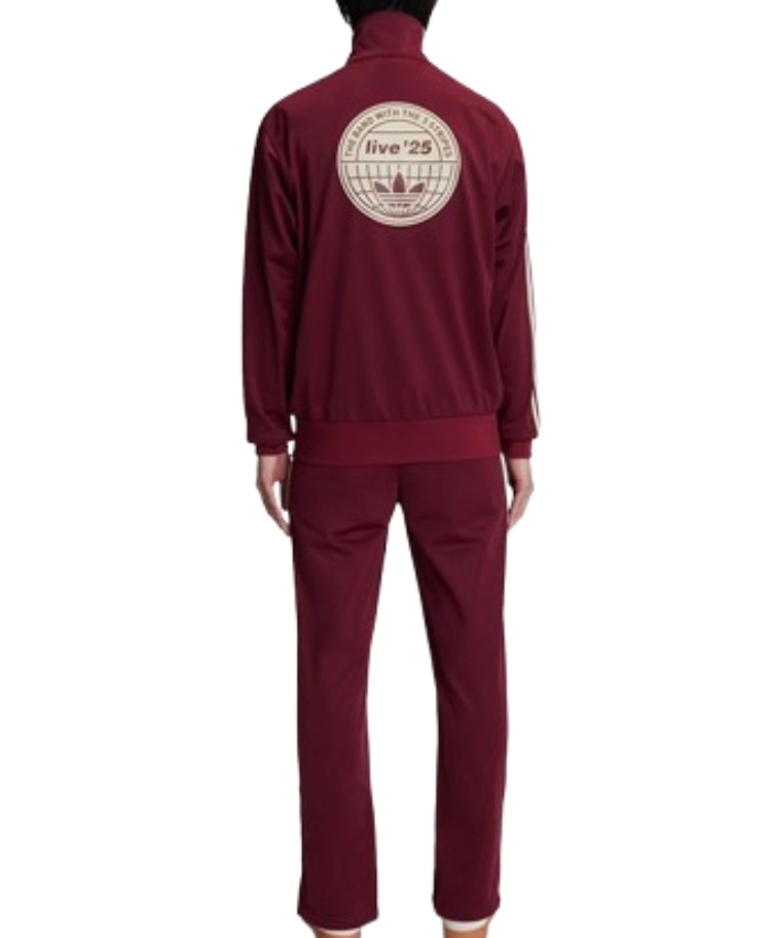 Adidas x Oasis Tracksuit Maroon Back