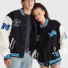 Aeropostale Detroit Lions Varsity Jacket