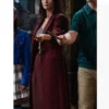 Alex Russo Wizards Beyond Waverly Place S02 Maroon Coat