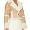 Alison Victoria Sin City Rehab S01 Shearling Leather Jacket For Sale