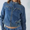 Allegra Lonsdale Wild Cherry S01 Denim Jacket For Sale