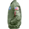Alpha Industries MA-1 Nasa Green Bomber Jacket For Men